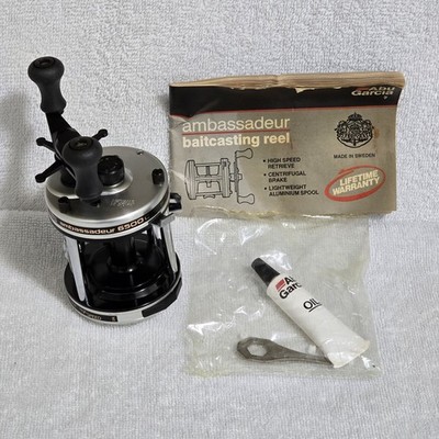 リール ABU AMBASSADEUR 6500C Hi-Speed Winch Vintage Abu Garcia Ambassadeur 6500C High Speed Fishing Reel