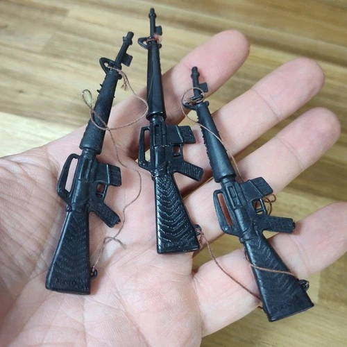 1970s GI Joe M-16s - Unmarked - Set Of Three -Excellent Condition! Minty!