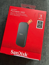 SanDisk Portable External SSD 1TB Black Up to 800MB/s Read Speed