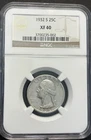 1932-S  25C WASHINGTON SILVER QUARTER NGC XF40
