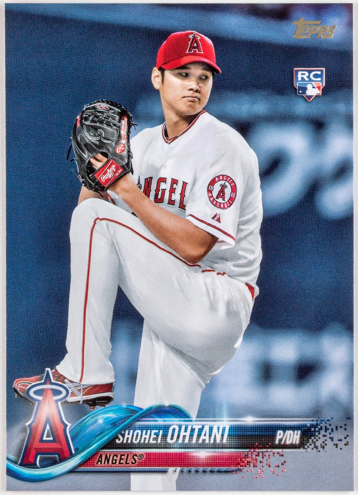 Shohei Ohtani 2018 Topps #700 RC Pitching! True Flagship Rookie! MVP