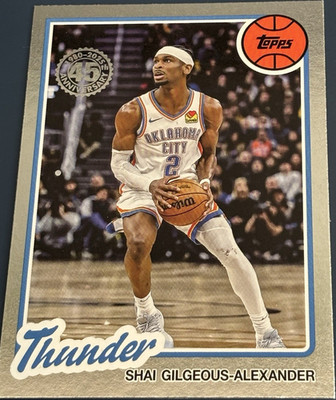 Topps Chrome Thunder & Sonics NBA 10-Card Lot RC Gilgeous-Alexander, Holmgren