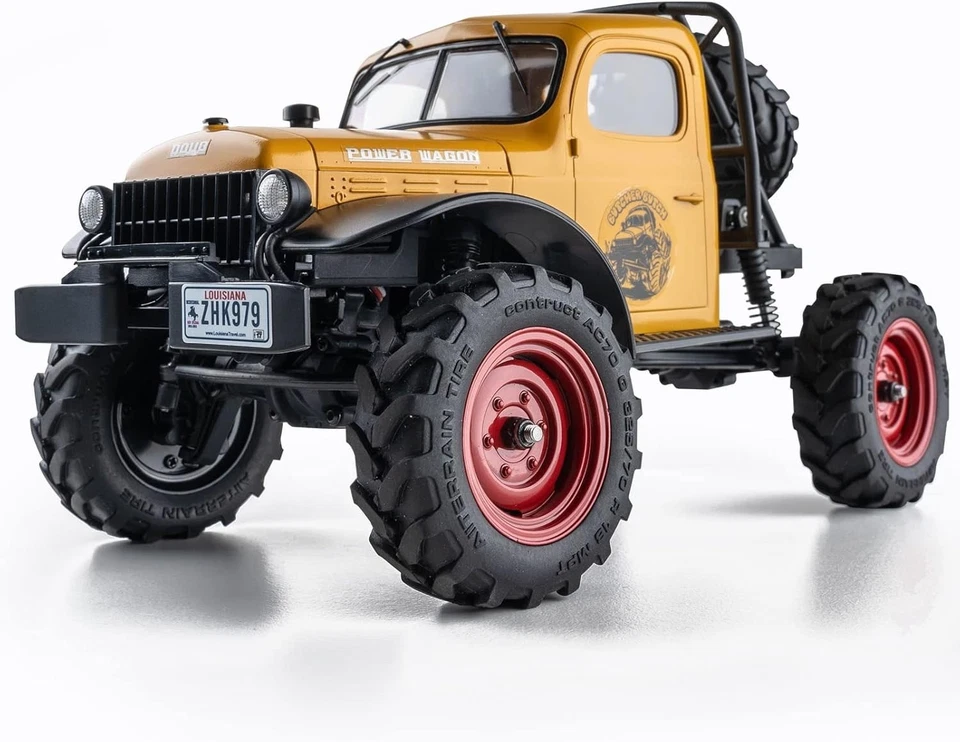 Customizable 1/24 RC Crawler with 24 Bearings & Lighting Module - Yellow - Image 3 of 4