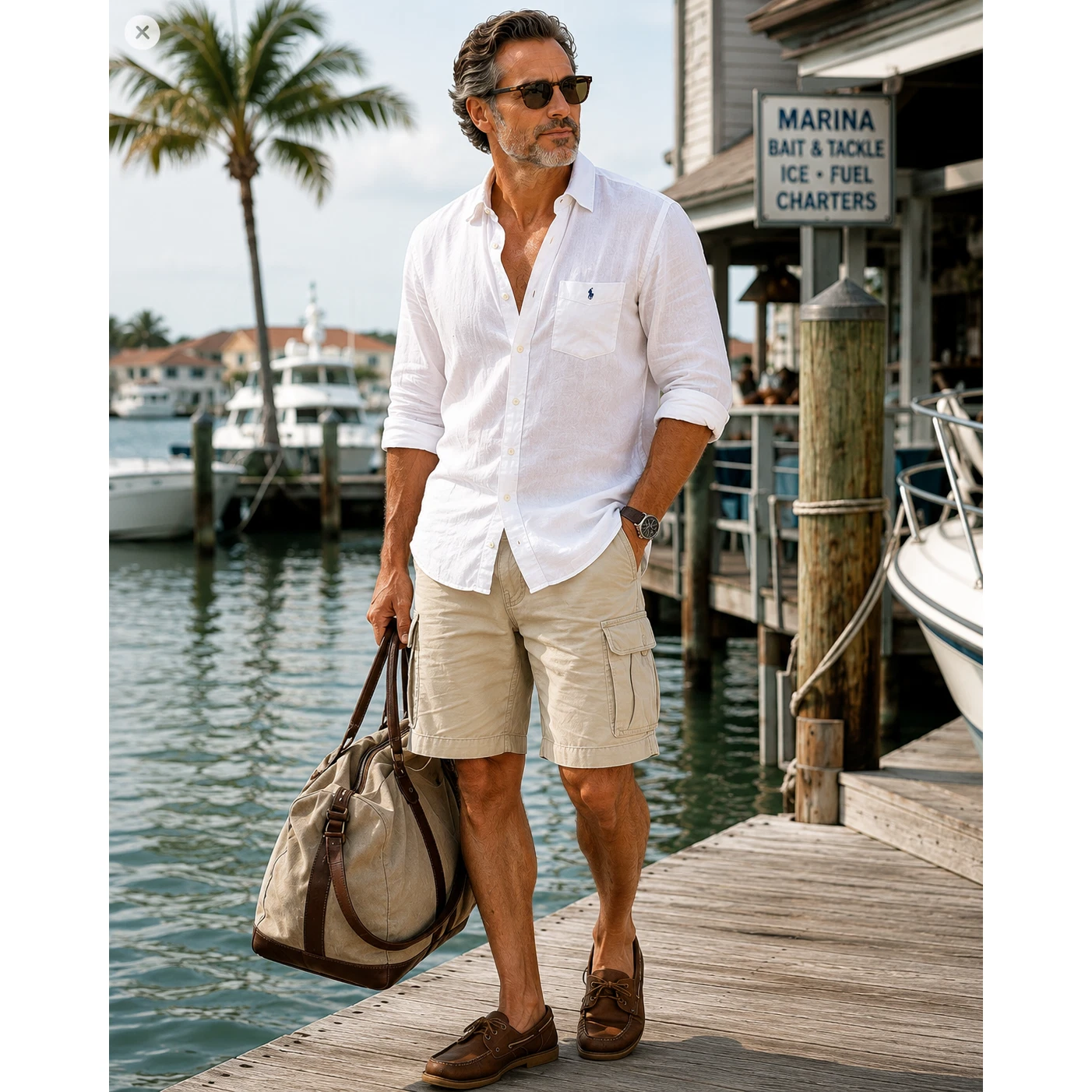 Polo Ralph Lauren Cargo Shorts Mens 42 Khaki Beige Utility Hiking Cotton