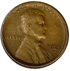 1921-S Lincoln Wheat Cent Penny VG Very Good | Better Date | Actual Coin - 2041