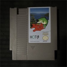 HOT-B The Black Bass Nintendo NES Sports Fishing Game Cartridge