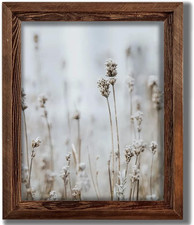 Rustic 11x14 Barnwood Picture Frame - 100 Reclaimed Wood, Brown Finish