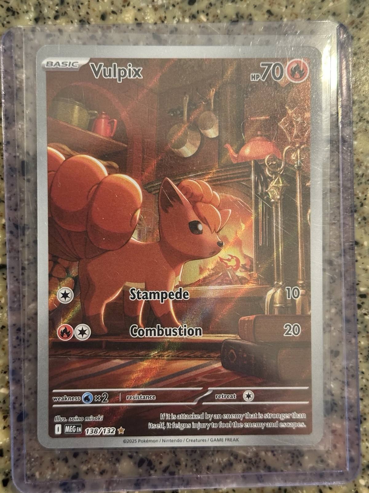 Vulpix 138/132 Pokémon Mega Evolution NM