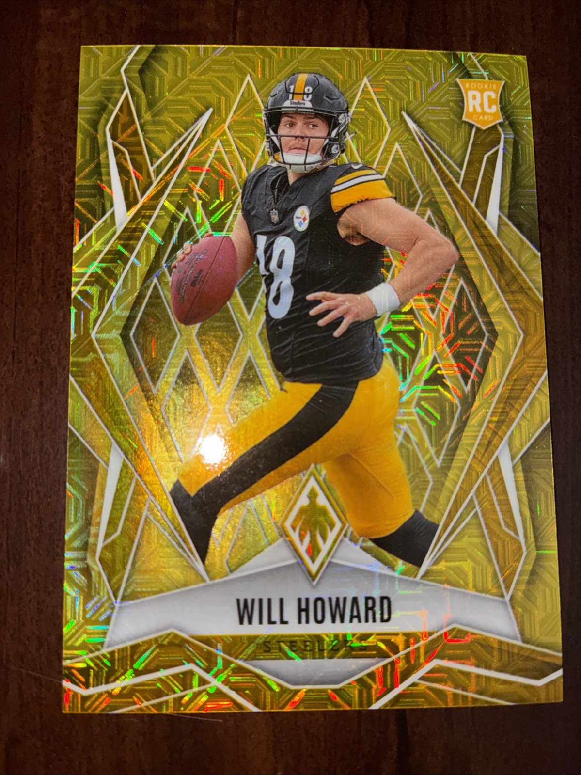 2025 Panini Phoenix - Rookies Will Howard #165 YELLOW MOJO /35 (RC)