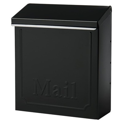 L Mailboxes Townhouse Vertical Small Capacity Galvanized Steel Wall Mount Mailbo