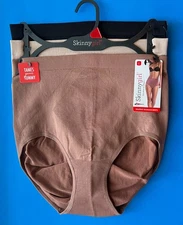 Skinnygirl SG7629 3 pairs Size L Seamless Shaping Briefs~Butt Lift~High Waist