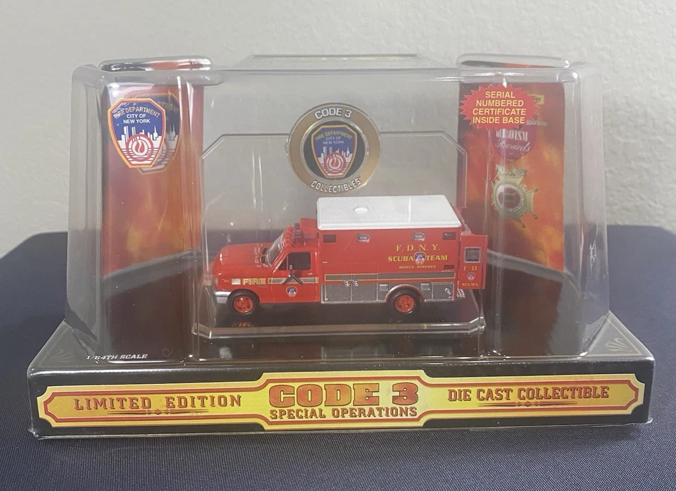 Code 3 Model #12000 FDNY Scuba Unit, Ford-350 - Image 2 of 4
