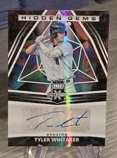 Tyler Whitaker 2022 Elite Extra Edition Hidden Gems Autograph Houston Astros