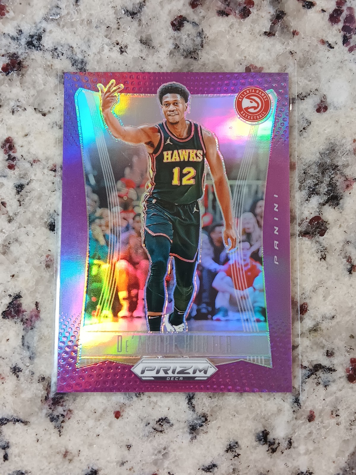 2023-24 Prizm Deca Purple Prizm /99  De'Andre Hunter Atlanta Hawks #127