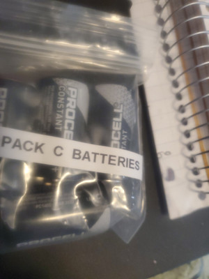 4 Type C Procell Medical Batteries
