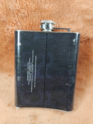 Batman Original Logo Flask Stainless Steel 7 Oz - Foto 2 di 4