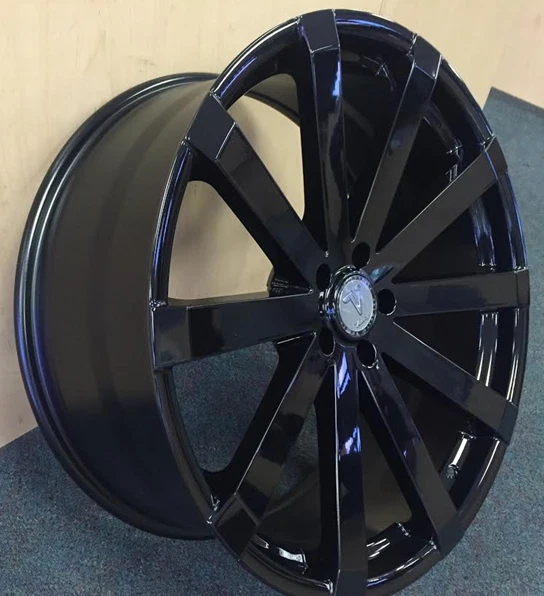 Rueda 20" Velocity VW12-M 🔥 20X8.5 +35 5X112 🔥 Llanta negra C.B 66.6 ✅ Última ⓵🔻 Foto 2 de 4