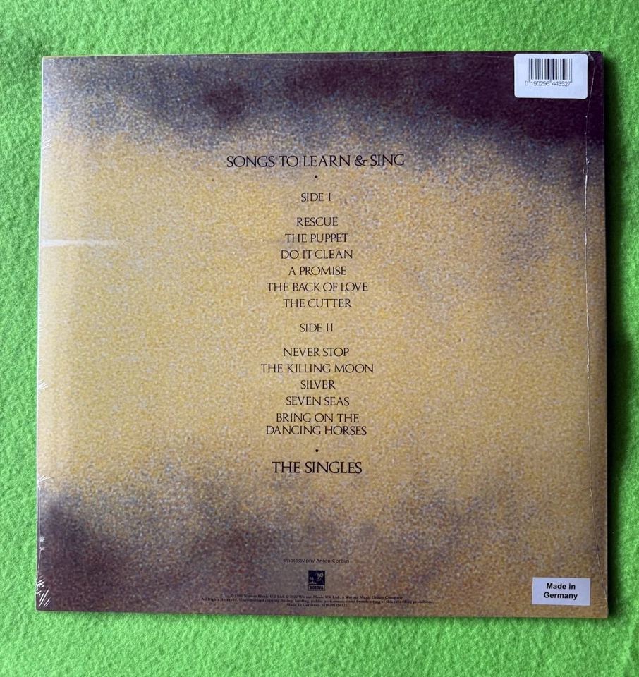 splatter ECHO AND THE BUNNYMEN LP - Songs To Learn & Sing VINYL + BONUS 7" --NEW - Image 4 of 4