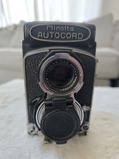 Minolta Autocord TLR 6x6 Camera Rokkor 75mm f/3.5 Optiper-MX Shutter Works