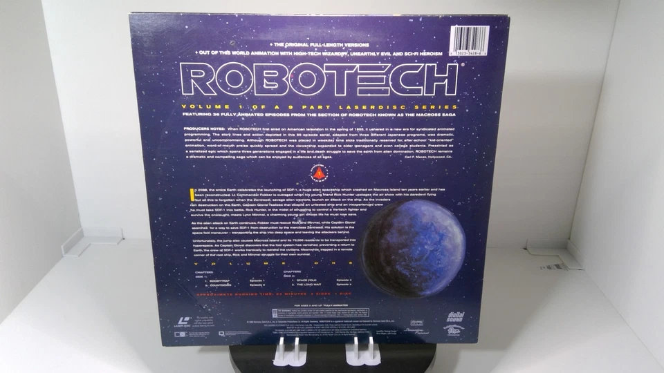 Robotech Disc 1 Episodes 1–4 Vintage Anime Laserdisc, Mecha classic. Foto 3 de 4