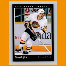 Gino Odjick #308 1993-94 Pinnacle Canadian Vancouver Canucks Hockey Card NHL