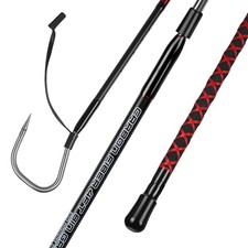 Fishing Gaff Saltwater Fish Gaff with S316 Stainless Steel Fishing Hook Carbo...