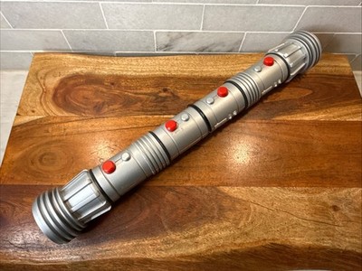Star Wars Darth Maul Double Sided Lightsaber Hasbro Red Cosplay 