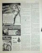 Original 1938 Vintage Bicycle Ad: Rollfast Bicycles Styled Beauty #Collectives