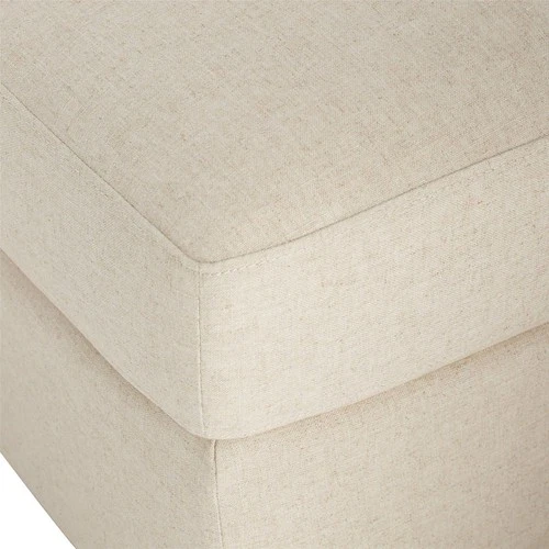 Sovente Traditional Ottoman-Natural, Solid Wood - Picture 3 of 3