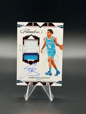 JAMES BOUKNIGHT 2021-22 Panini Flawless Signature Prime Materials Ruby RC 12/15