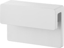 Film hook insert type toothbrush  tube holder W9 white floating storage