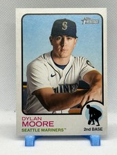 Dylan Moore 2022 Topps Heritage #251 - Seattle Mariners