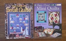 Mini Quilts: Lot of two books