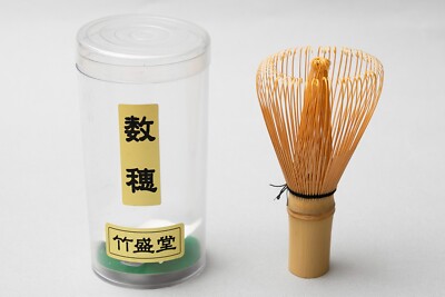 FedEx【New】Matcha Cup Bowl w/ 68-74 Bamboo Whisk Chasen ,Wooden