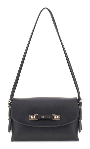 Guess Lefia Flap Shoulder Bag Schultertasche Black Schwarz Neu-image