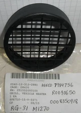 251552050100 Eberspaecher 75mm Heater Grille  Fits Daimler 0008350918 Iveco 7...