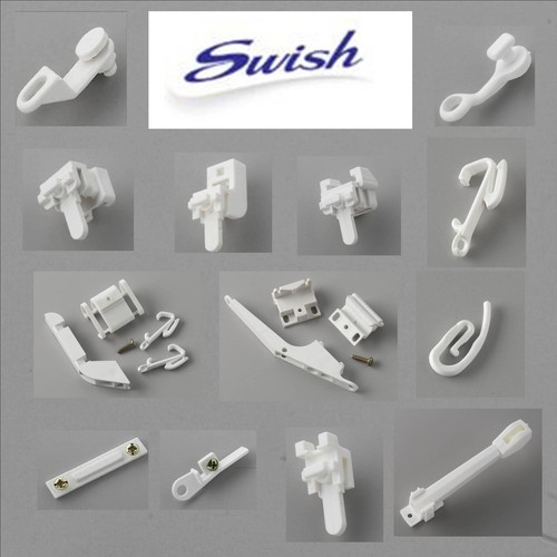 SWISH Track Gliders, Brackets, Curtain Hooks, Joiners, Overlap & Cord Sets