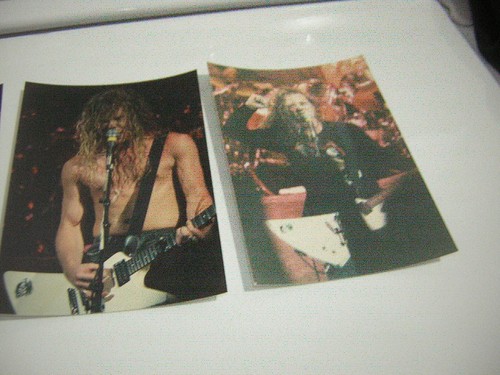 METALLICA BUTTON LOT OF 7 UNPUBLISHED PHOTO STICKER VINTAGE 1980'S HETFIELD - Picture 3 of 6
