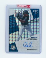 2021 Daz Cameron Panini Mosaic Silver Detroit Tigers Autographed Rookie Card D. rookie card picture