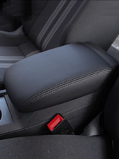 Schwarz Mittelarmlehne Armlehne Leder Abdeckung für VW Golf MK5 Jetta 2005-2010