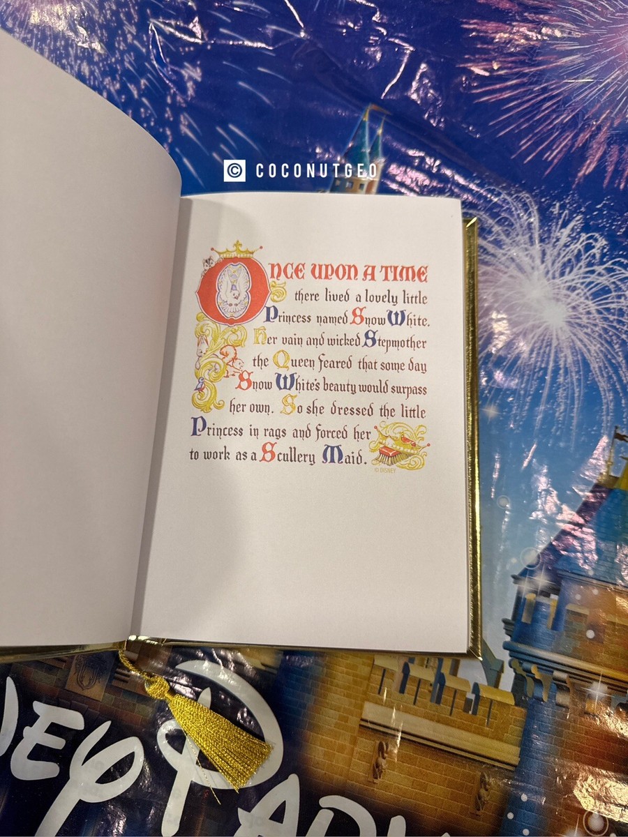 2025 Disney Parks Snow White Seven Dwarfs Storybook Style