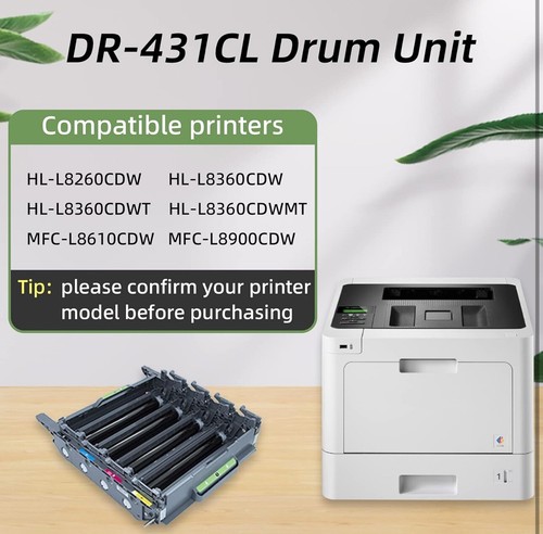 DR431CL DRUM High Capacity Drum Unit Replacement for Brother Printers