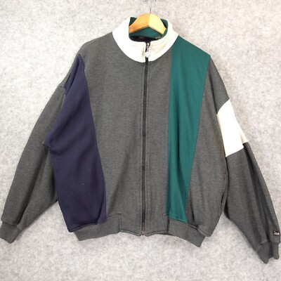 トップス Christian Dior Monsieur Sportswear L 80s Vintage Christian Dior Monsieur Track Sweatshirt L Gray Full