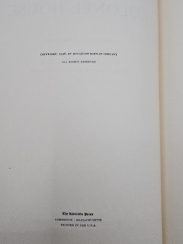 The Intimate Papers of Colonel House by Seymour 1926 vol 1 & 2 Free Shipping!!! - Picture 9 of 13