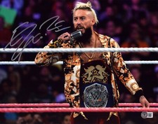 Enzo Amore Signed 11x14 Photo BAS COA WWE New Japan Pro Wrestling Picture Auto 1