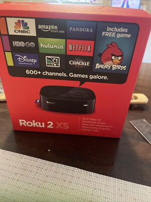 Roku 2 XS Streaming Player with Remote Control - Black 3100R Angry Birds Game