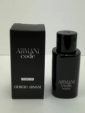NEW Armani Code Giorgio Armani PARFUM 7mL Travel Size SPLASH