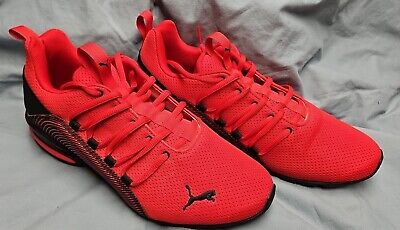 Size 8.5 - PUMA Axelion Interest Stripe Red for sale online Size 8.5 - PUMA Axelion Interest Stripe Red for sale online