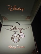 Disney Mickey Forever Mickey Mouse Sparkle Pendent Necklace