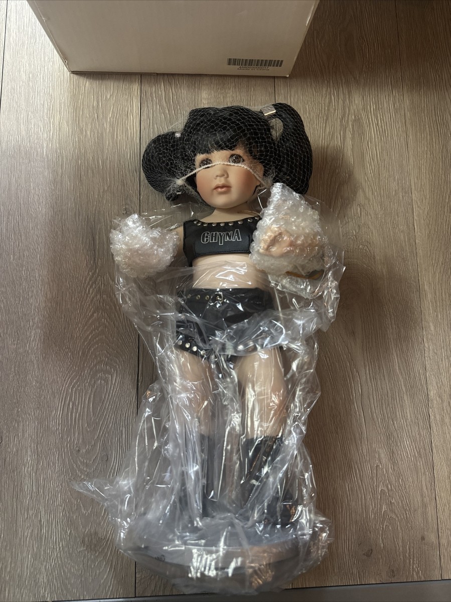 Chyna Danbury Mint Little Chyna Porcelain Doll 2001 WWF WWE NEW